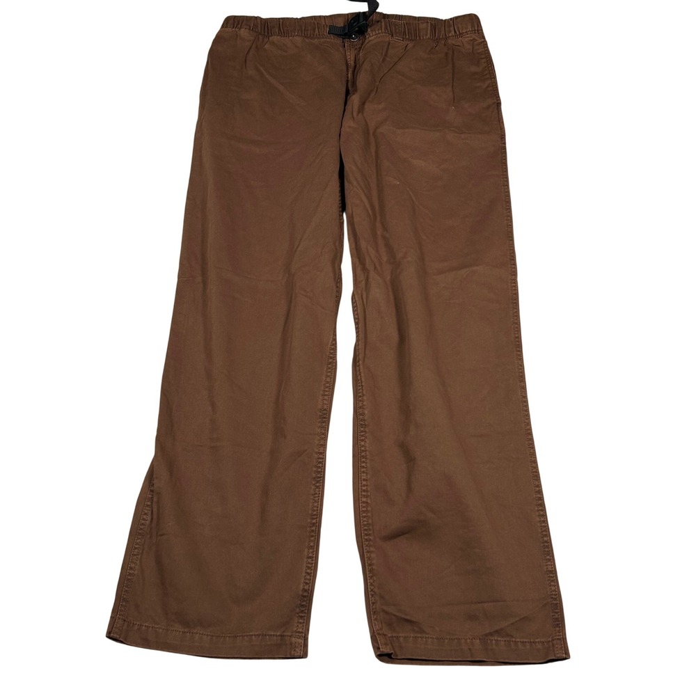 Gramicci G-Pants Men XXL Brown Twill Climbing Hiking Belted Trousers
